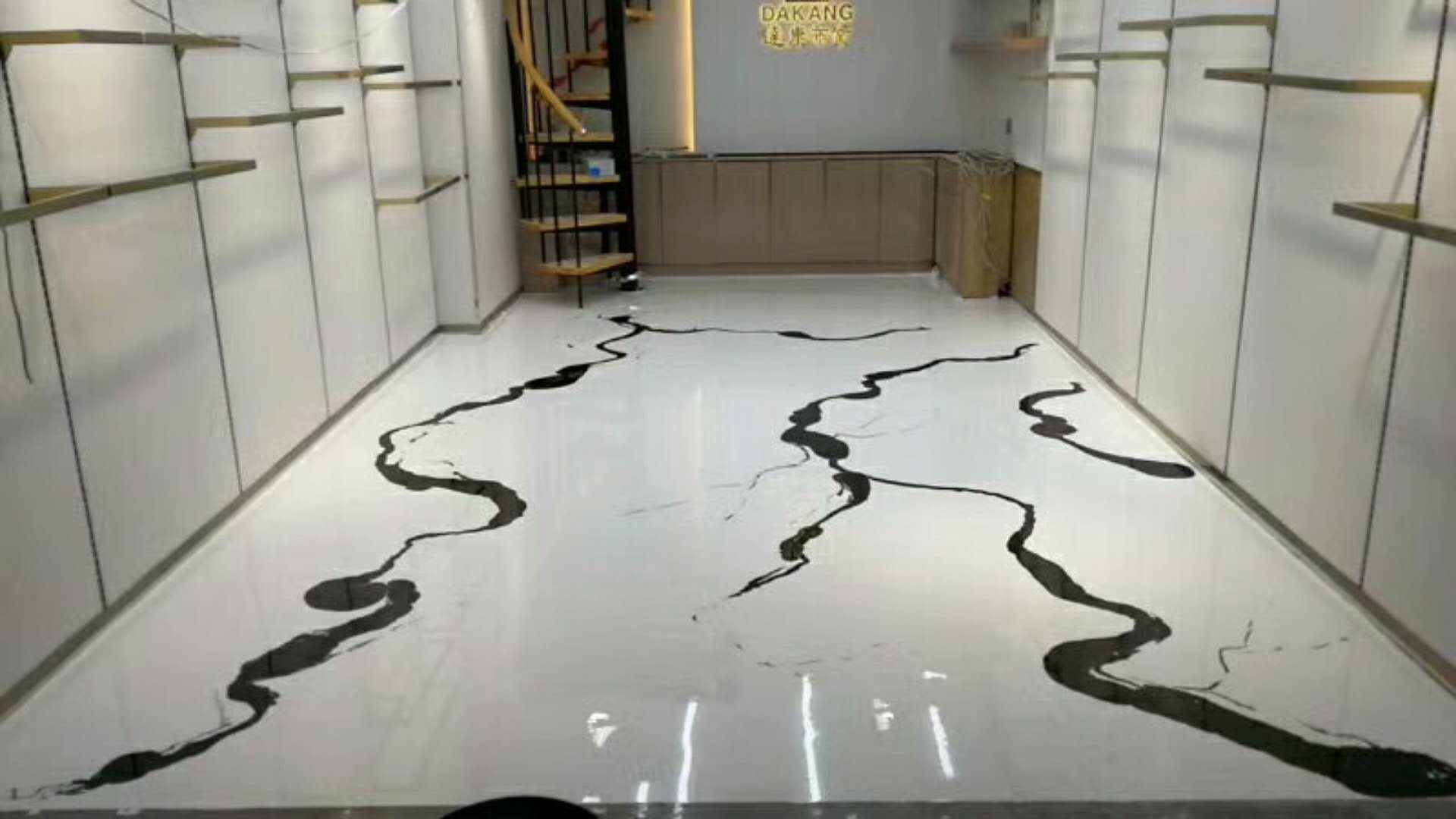 水墨藝術(shù)地坪